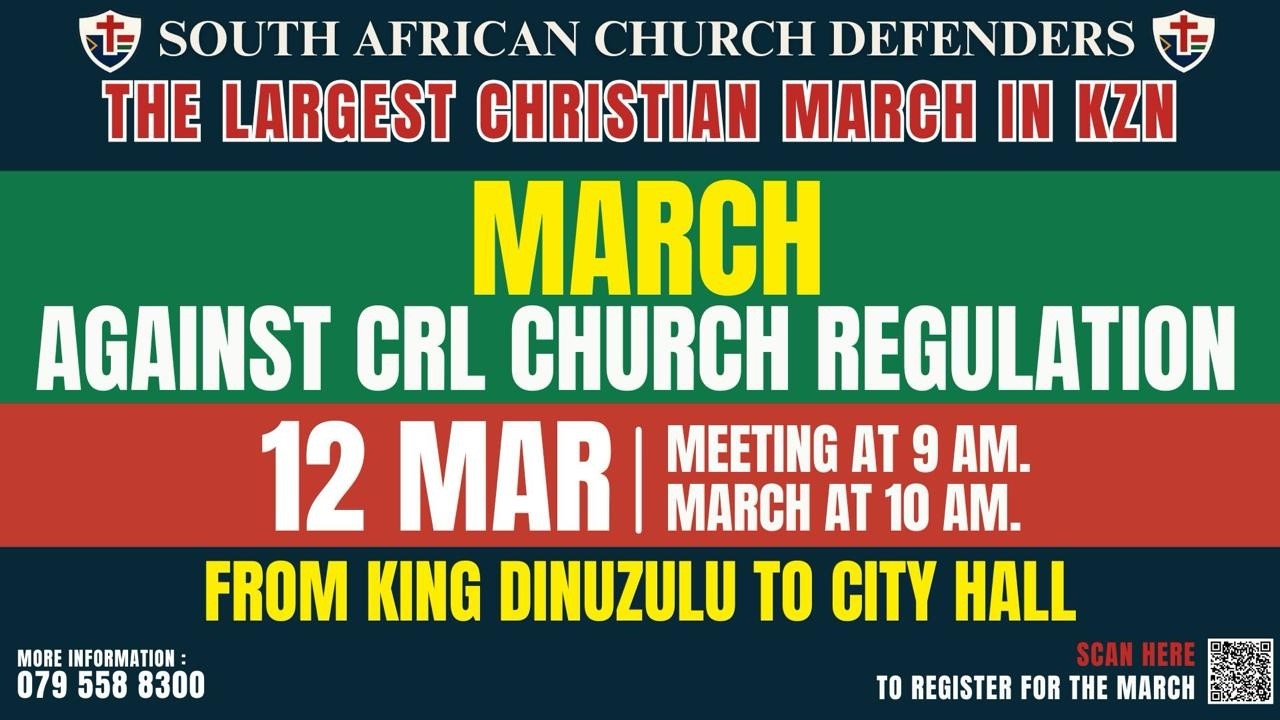 THE LARGEST CHRISTIAN MARCH IN KZN REBROADCAST | 14  MARCH 2026