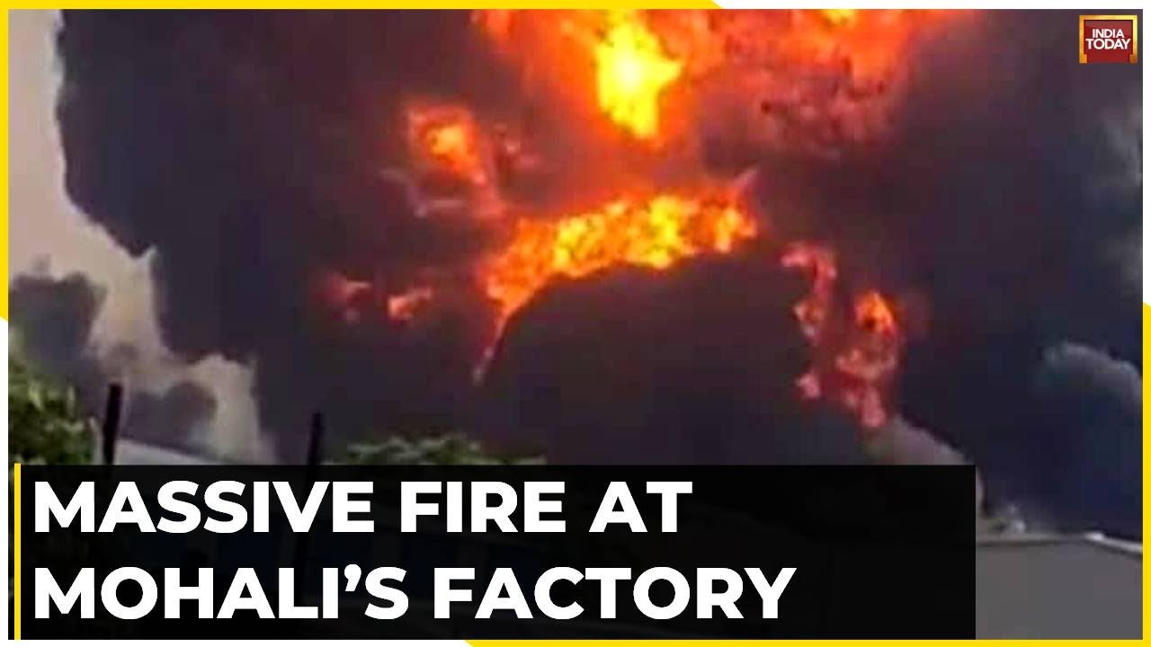 Massive Fire At Chemical Factory In Punjab's Mohali, Rescue Operations Underway