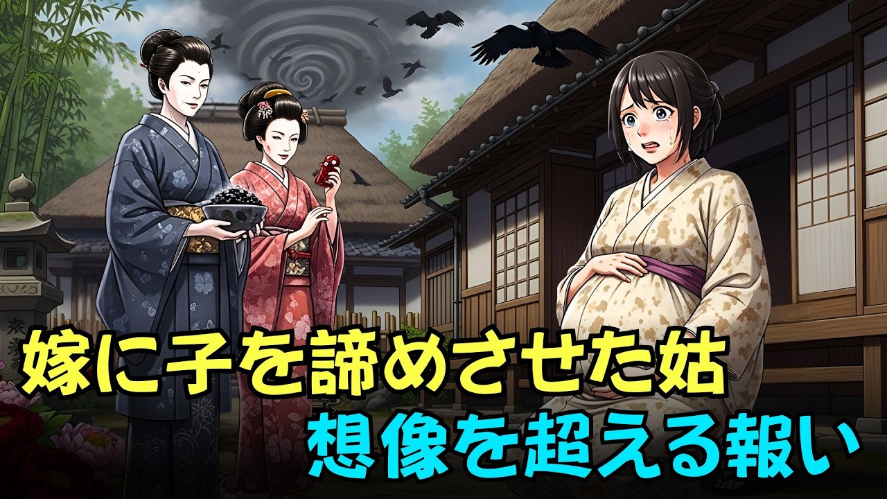 嫁に子を諦めさせ、息子を再婚させた姑――想像を超える報い| 日本昔話・因果応報