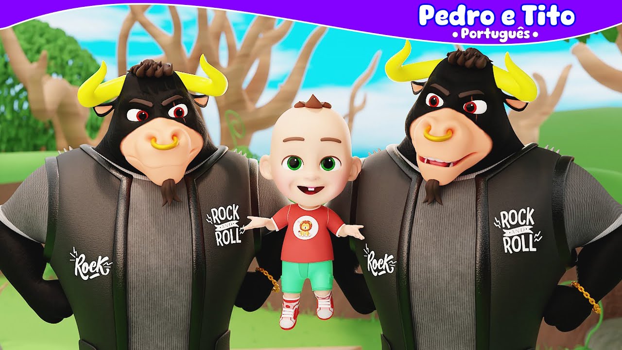 Uma dupla de Bois da Cara Preta! - Pedro e Tito | Vídeo Infantil | Português