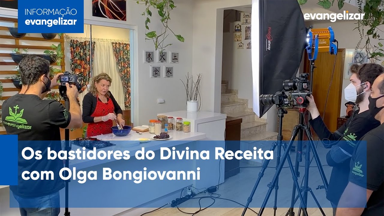 Os bastidores do Divina Receita com Olga Bongiovanni