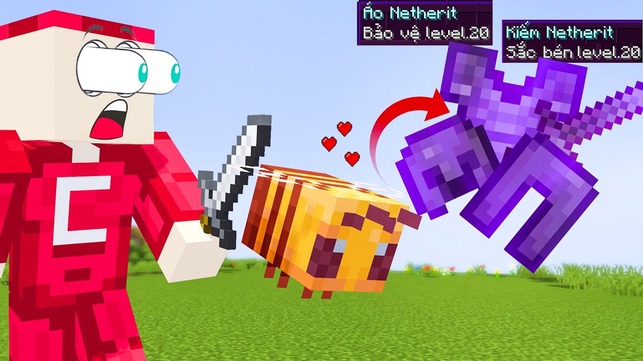 Minecraft Nhưng Con Ong Siêu Giàu