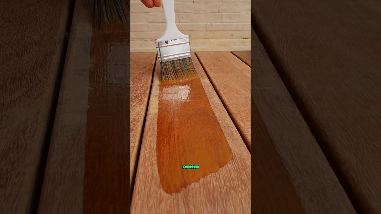 Aplica&ccedil;&atilde;o do verniz Cetol Deck  em Deck de madeira Da Marca Sparlack
