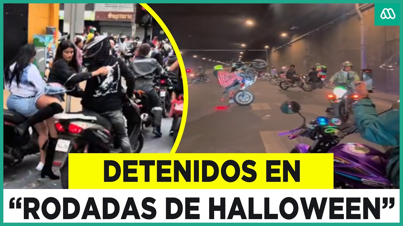 Fenómeno extranjero llegó a Chile: Graves incidentes en “rodadas de Halloween”