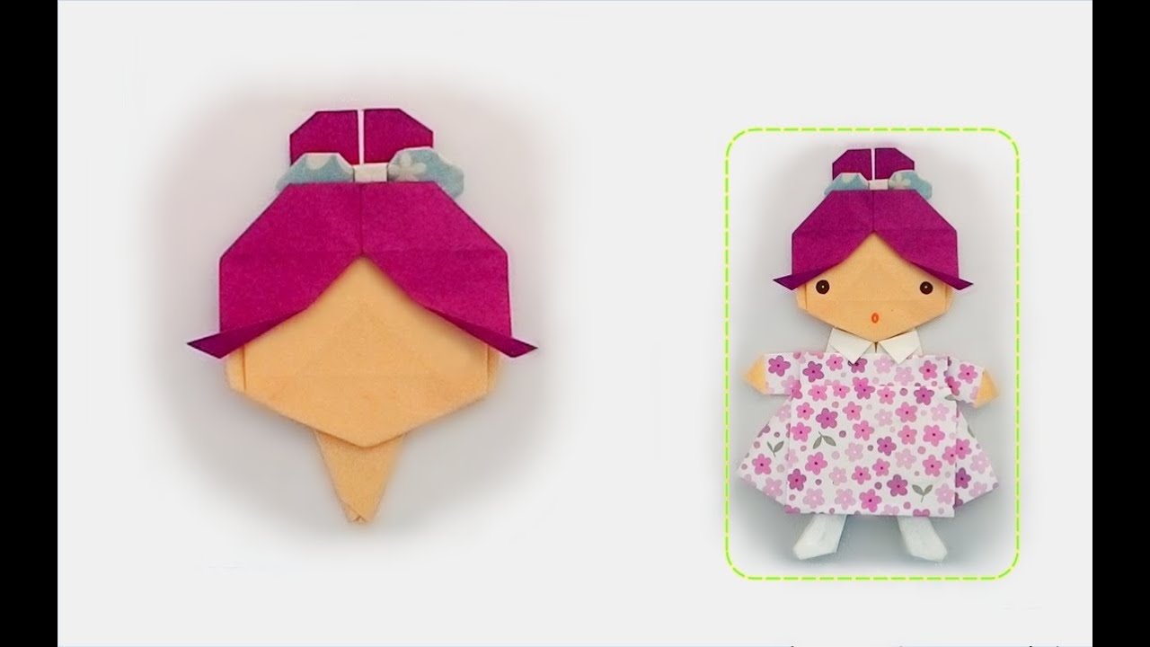 Origami put up one's hair / พับผมทรงเกล้าผม