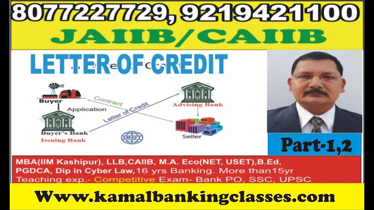Letter of credit part 1,2 jaiib/caiib