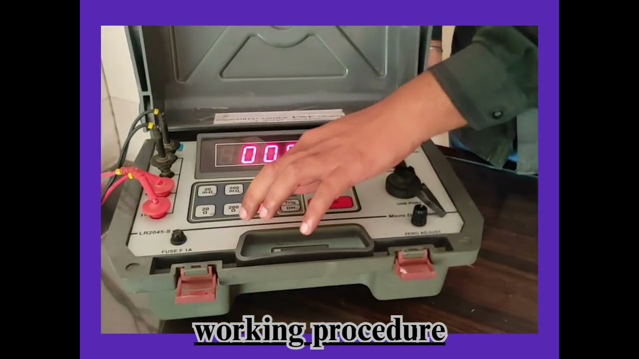 Digital multi range ohm meter