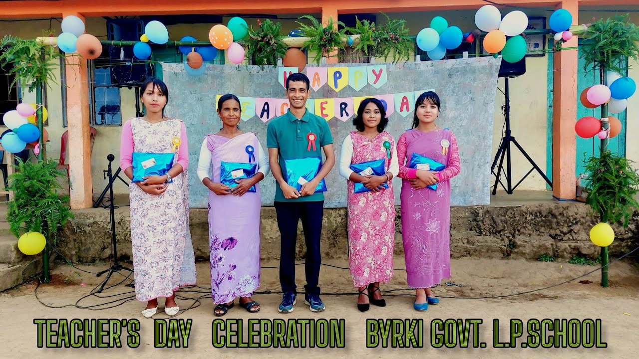 Teacher's day celebration Byrki Govt. L.P.School (Byrki)