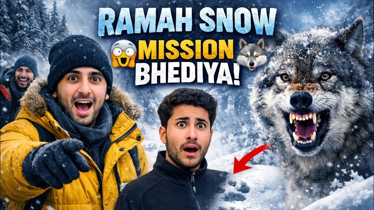 Ramah Snow Adventure ❄️ | Bhediye Dhoondne Nikla 😱#aliyaar #aliyaarvlog 
