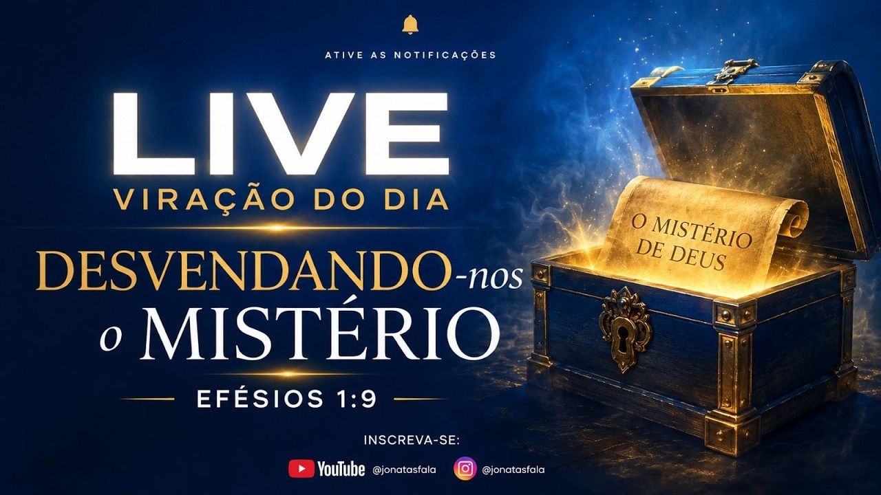VIRAÇÃO DO DIA - EFESIOS 1:9 - 27 JAN