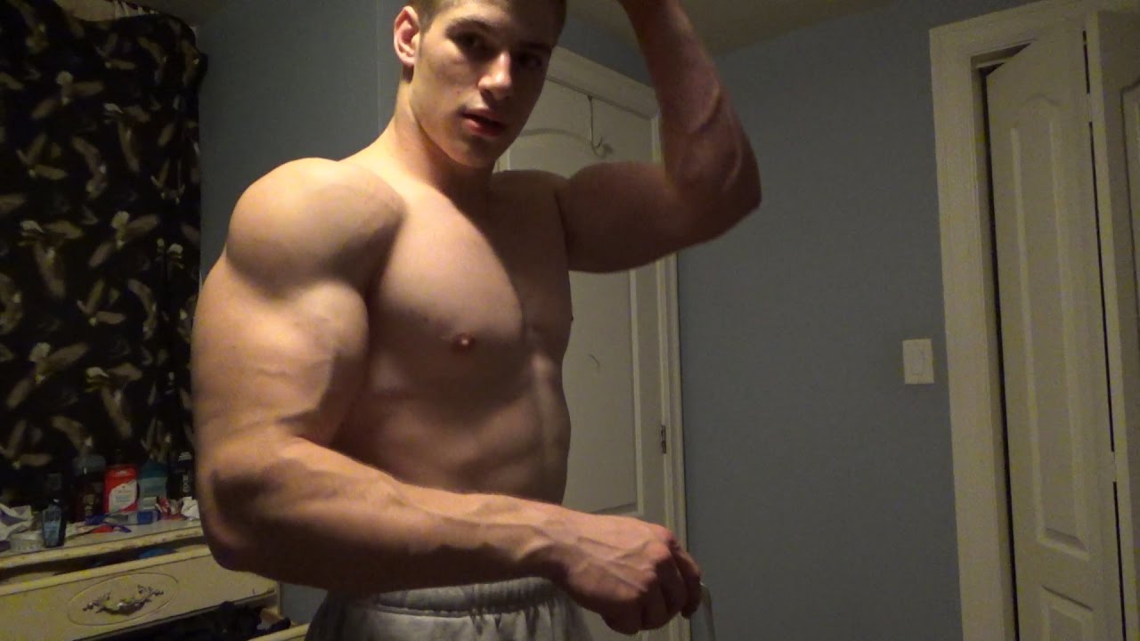 17 year old bodybuilder | pump up and measure!