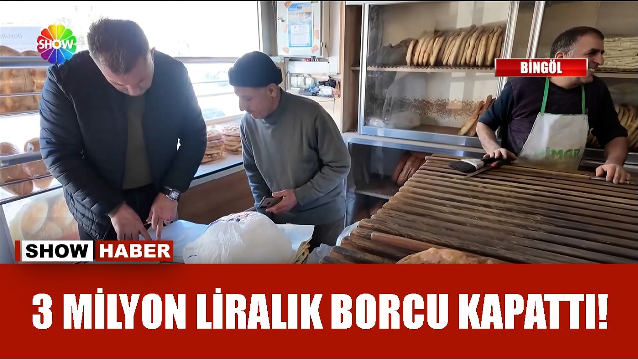 Hayırsever iş insanı borçları kapattı!
