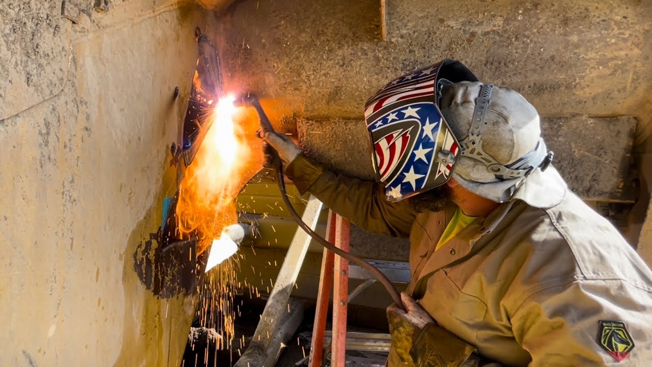 CAT 637 “Fiery” Fuel Tank Repair