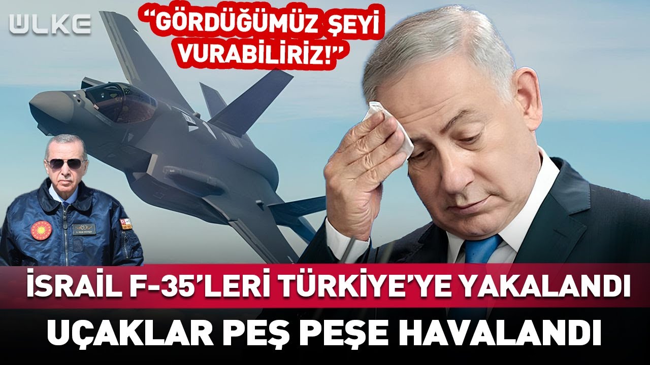 İsrail F-35'leri Türkiye'ye Yakalandı! Uçaklarımız Peş Peşe Havalandı #haber