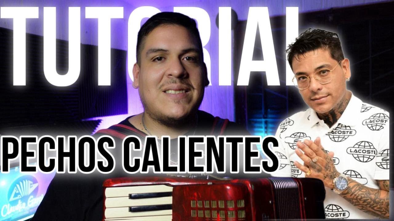 Como tocar: PECHOS CALIENTES - Uriel Lozano Tutorial de acordeón