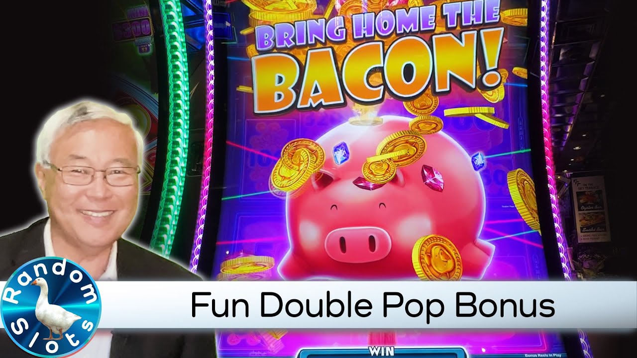 Взлом копилки в игровом автомате, бонус Double Pop