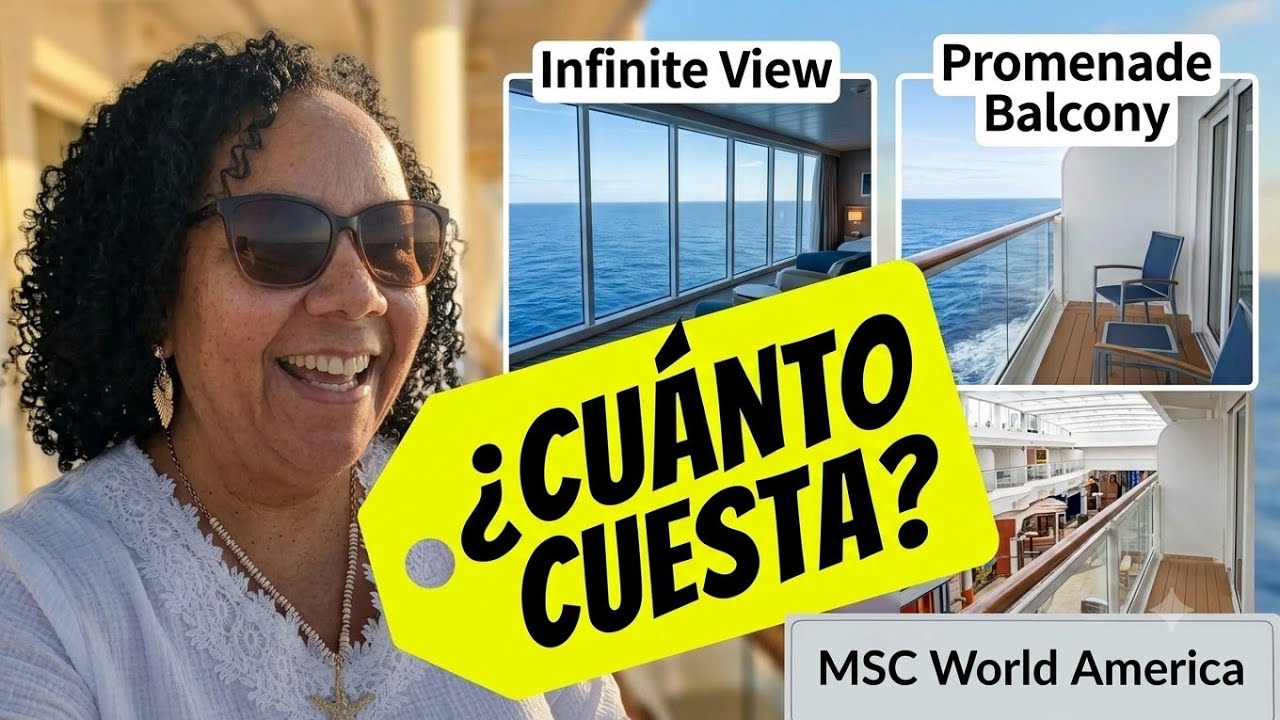 👉 ¿Cabina con Vista Infinita al Ocèano o Cabina con Balcòn y Vistas al Paseo Marítimo y al Ocèano? 🚢