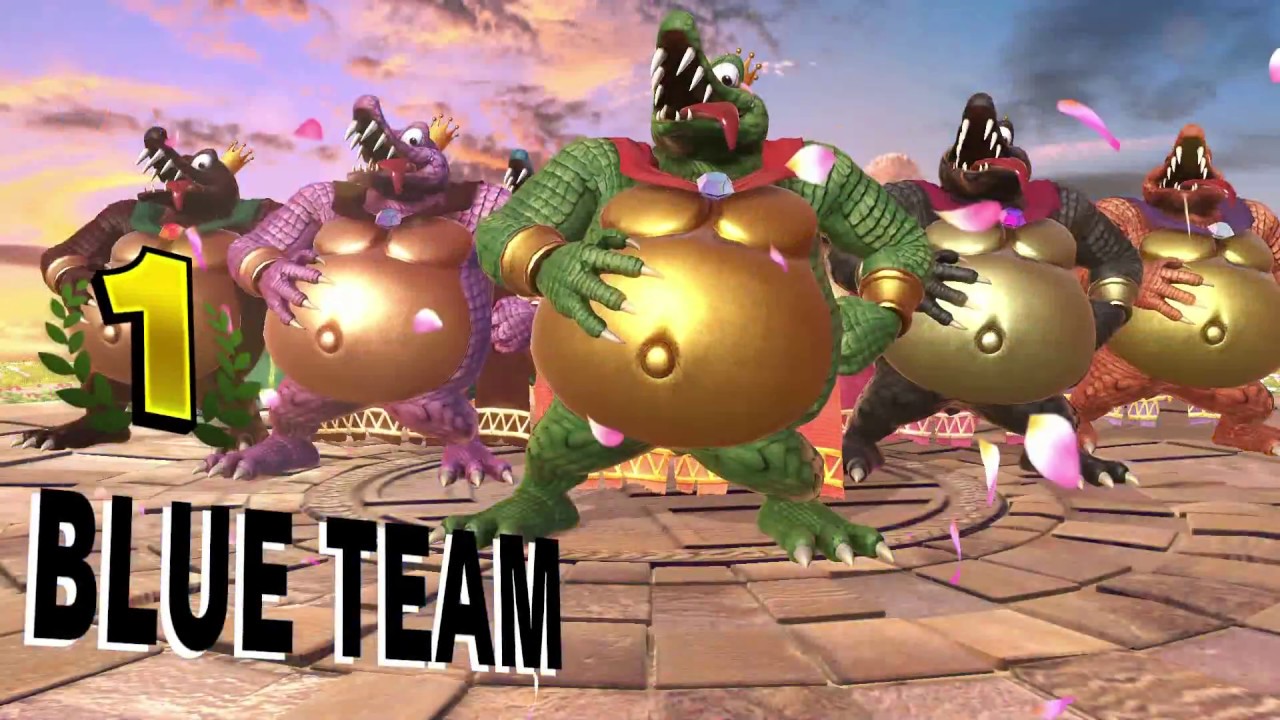 Super Smash Bros Ultimate-Team Victory Poses No.9