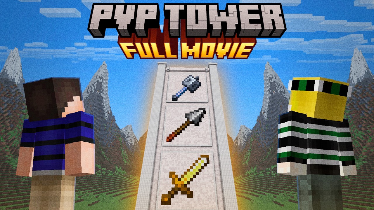 Minecraft PVP Tower: THE MOVIE