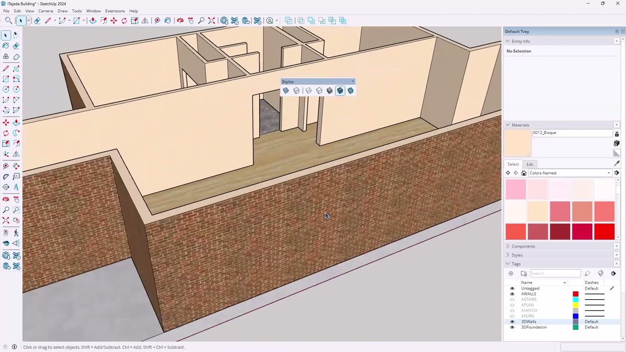 Module 11 SketchUp Building - Part III Materials and Openings