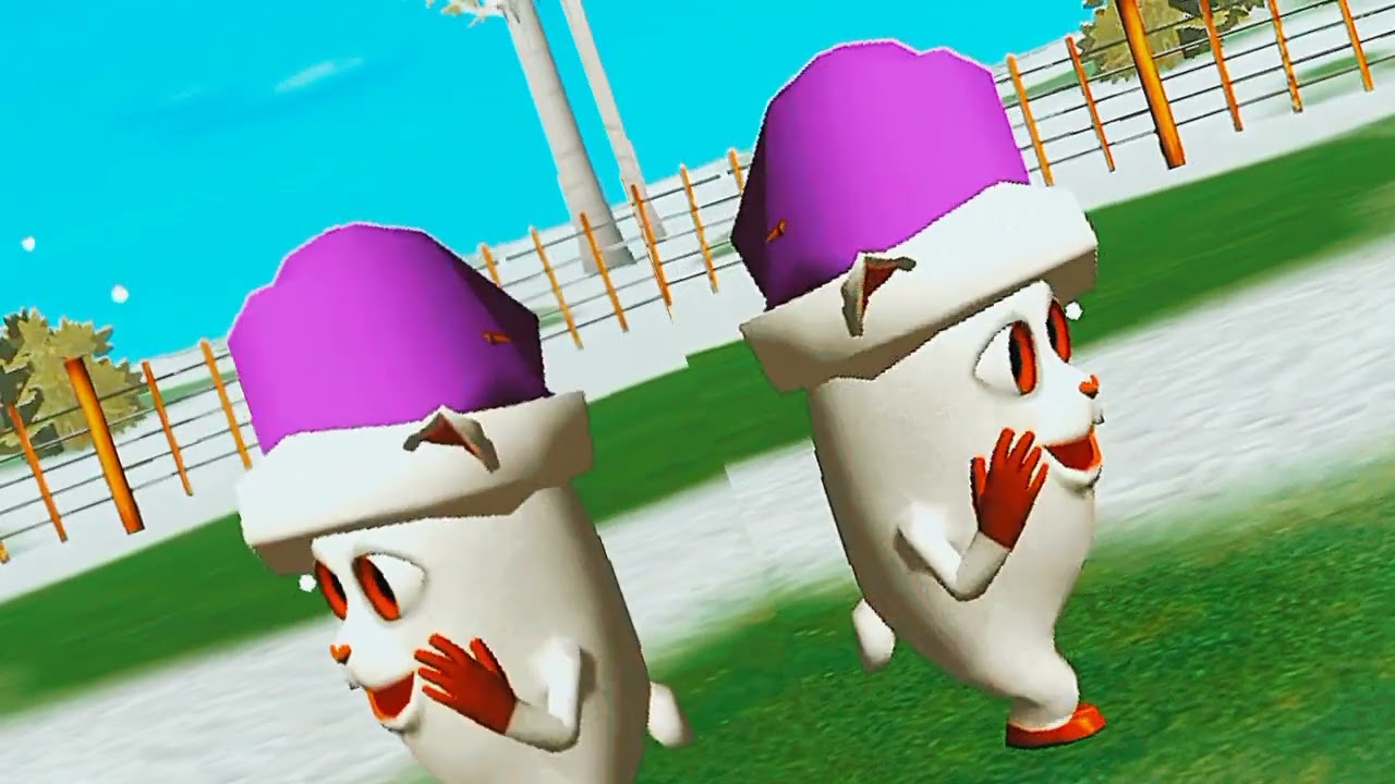 Goatsimulator Dance||El Pollito Pio 3d-Canciones de la granja de zenon||Subscribe Ghozasok Pesodok4K
