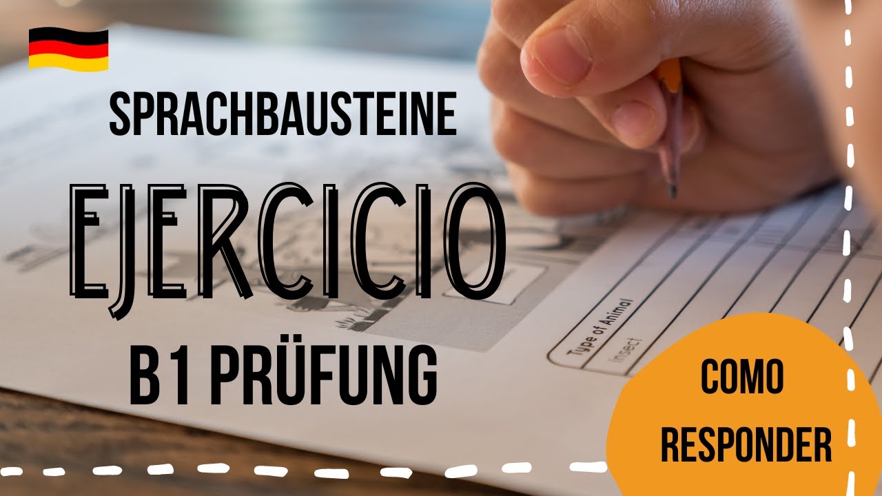 Sprachbausteine Übung B1 - Ejercicio con explicaciones