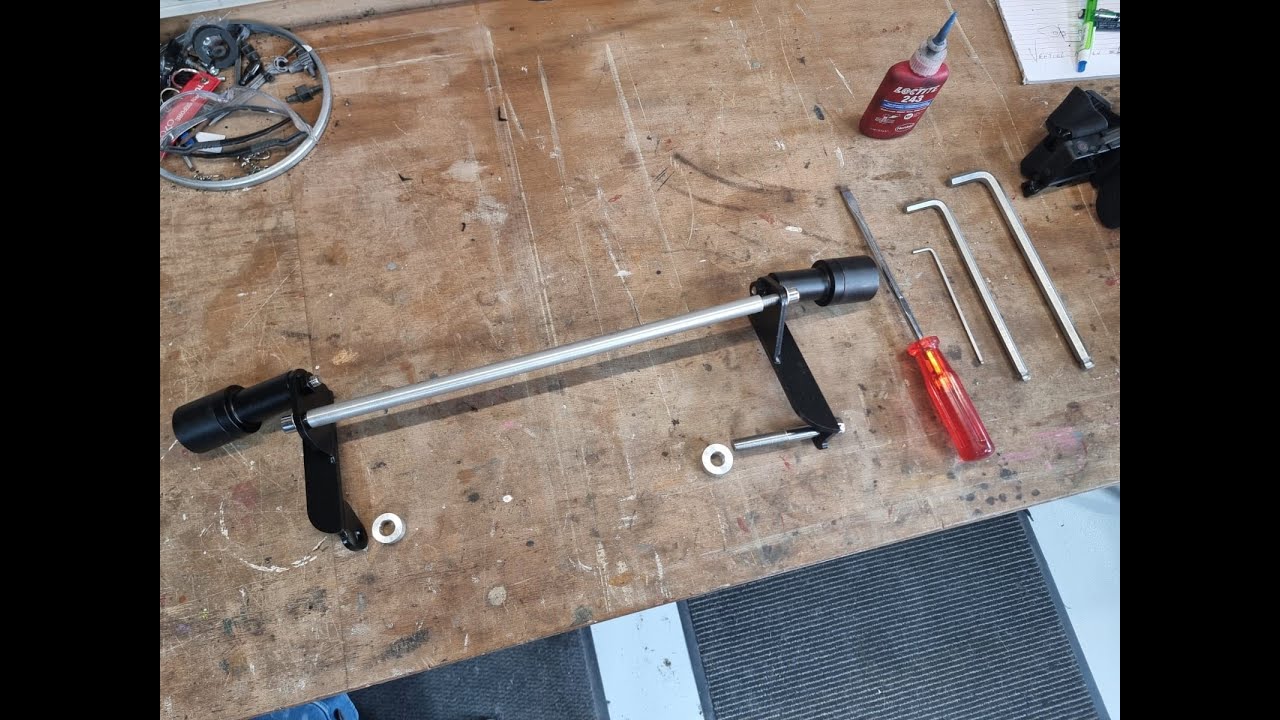 No cut frame sliders for Honda cbr 600 RR 2003 installation