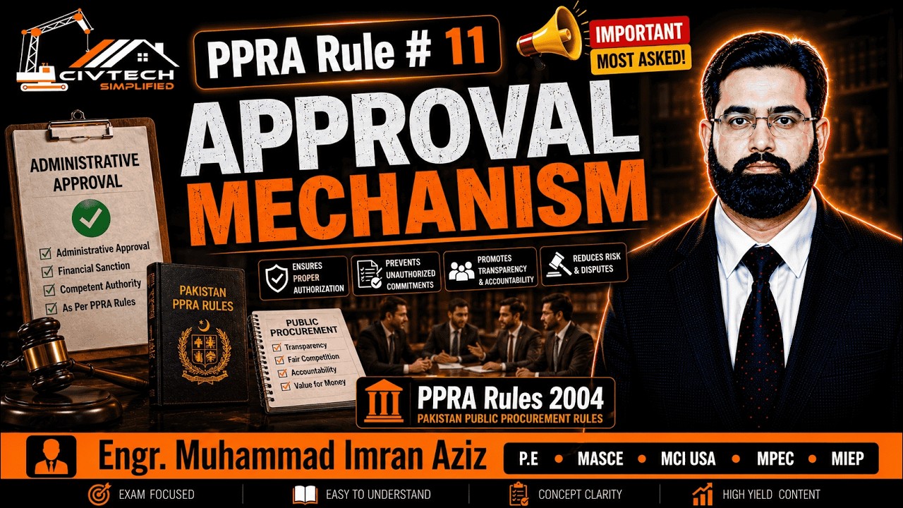 PPRA Rule 11 | Approval Mechanism in Public Procurement | PPRA Rules 2004 Training Pakistan