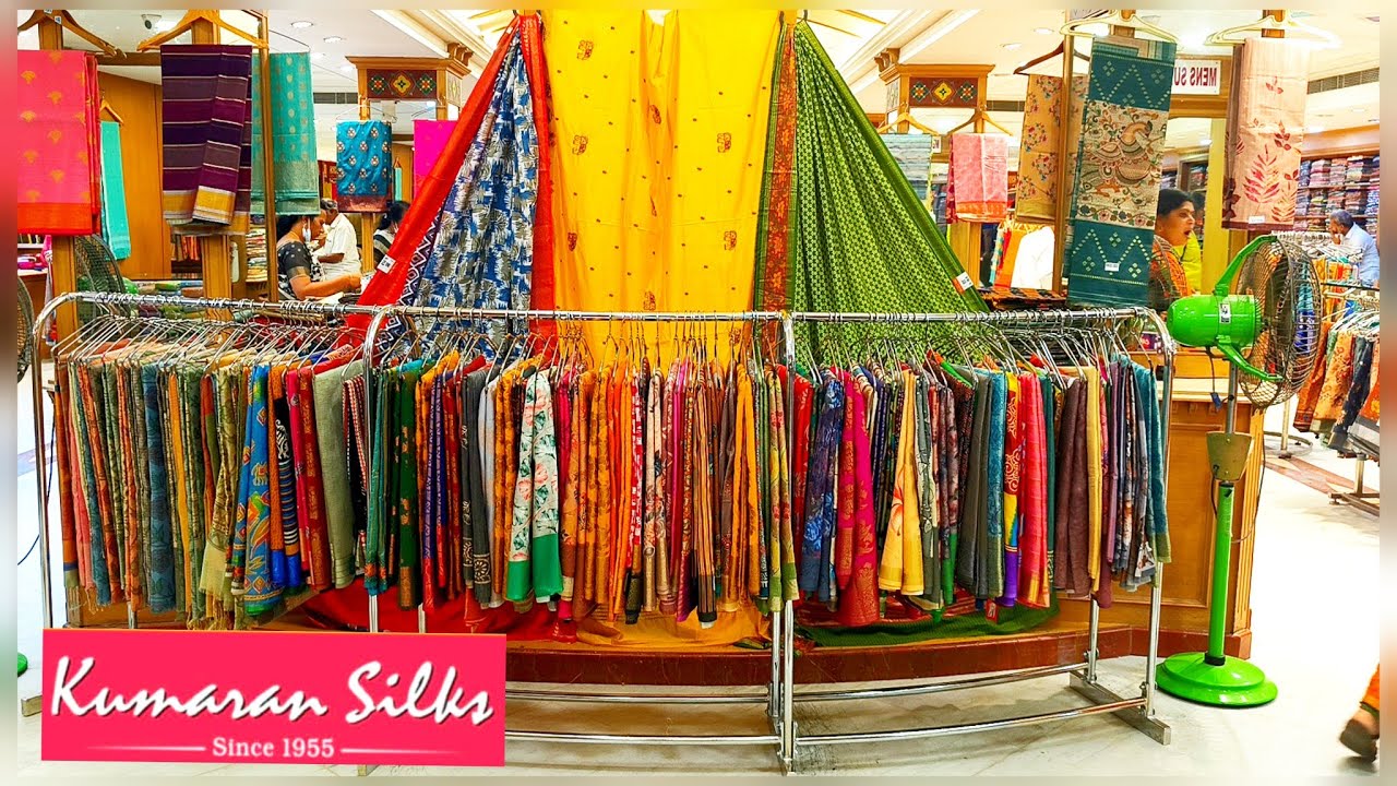 💥T Nagar Kumaran Silks மற்ற கடையை விட இவ்வளவு விலை குறைவா?@750 Raw silk, Fancy Silk, Wedding silk