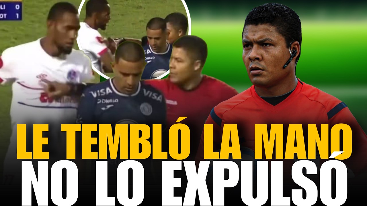 ÁRBITROS LE TIEBLA LA MANO PARA SANCIONAR A JERRY BENGTSON