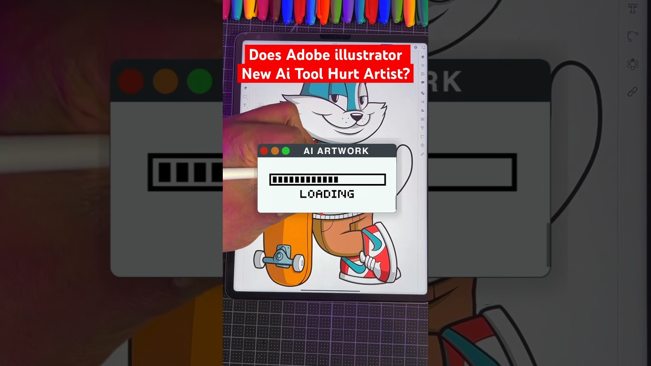 Adobe Illustrator New AI Tool Is Unreal! 🤯 #illustrator #ai #shorts