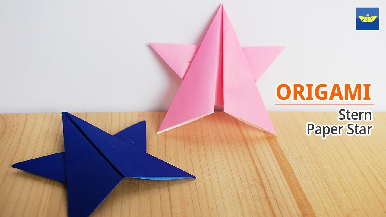 Origami Sterne - Einfache Anleitung zum Falten
