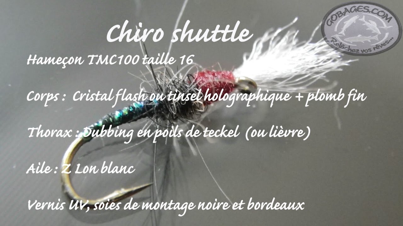 Montage d'un chironome shuttle