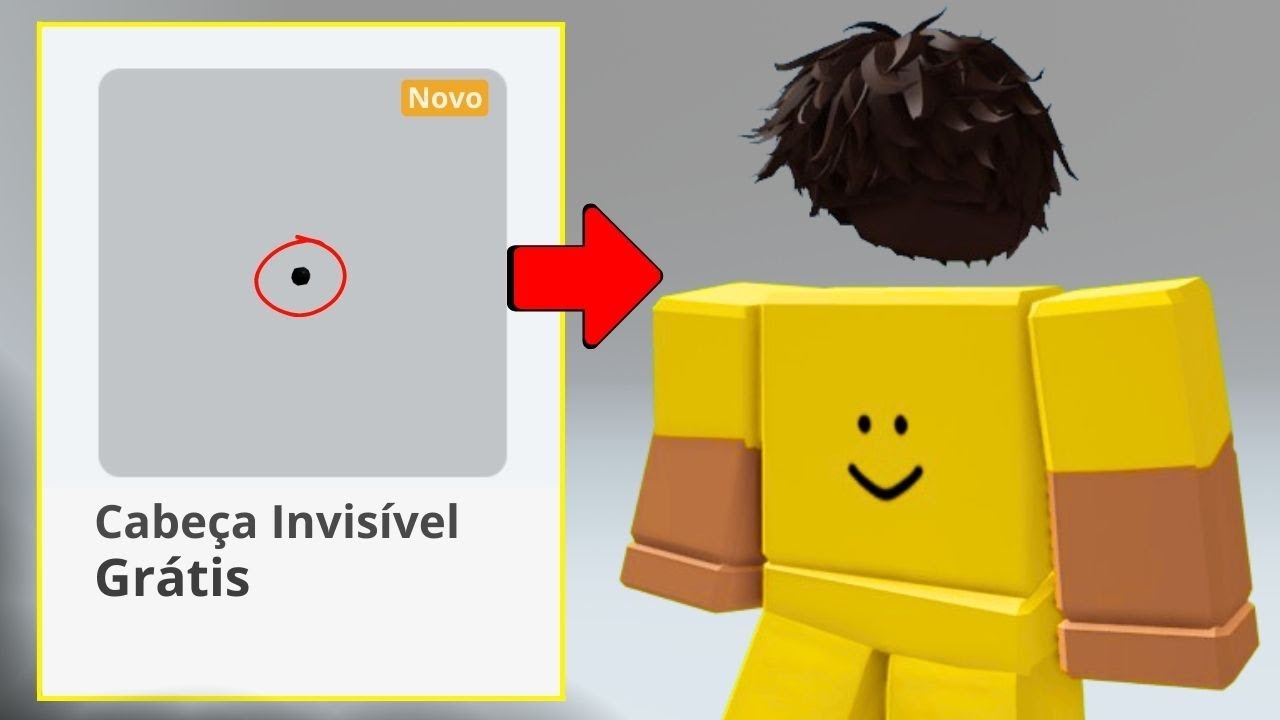 COMO FICAR SEM CABEÇA DE GRAÇA NO ROBLOX EM 2025!😮 *CABEÇA INVISÍVEL/HEADLESS GRÁTIS*