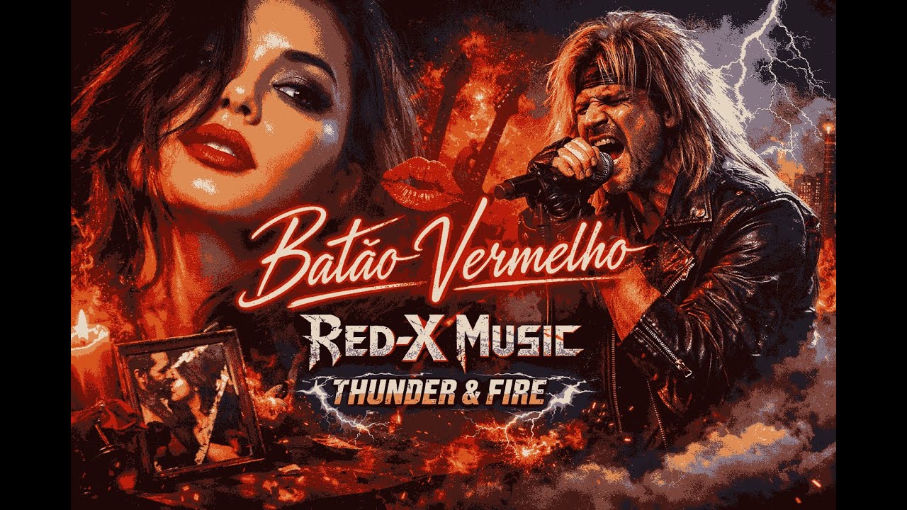🎧 Red-X Music – “Batão Vermelho” #PowerBallad #HairMetal #TrapSoul #RnB