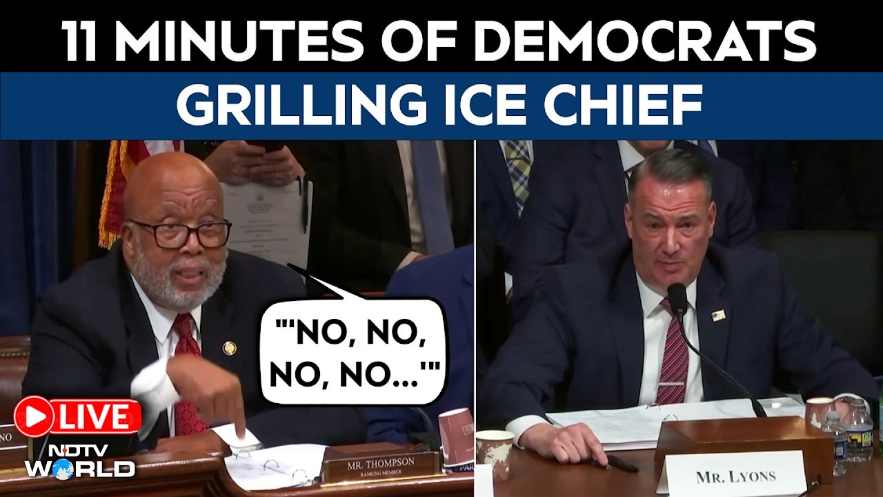 US News LIVE | ICE Agents | Democrats Grill Acting ICE Director Todd Lyons | ICE Raids | USA News