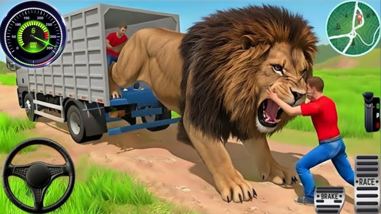 Игра Animal Cargo Truck Driving Game 3D - Animal Transport Cargo Truck 2024 - Android Gameplay