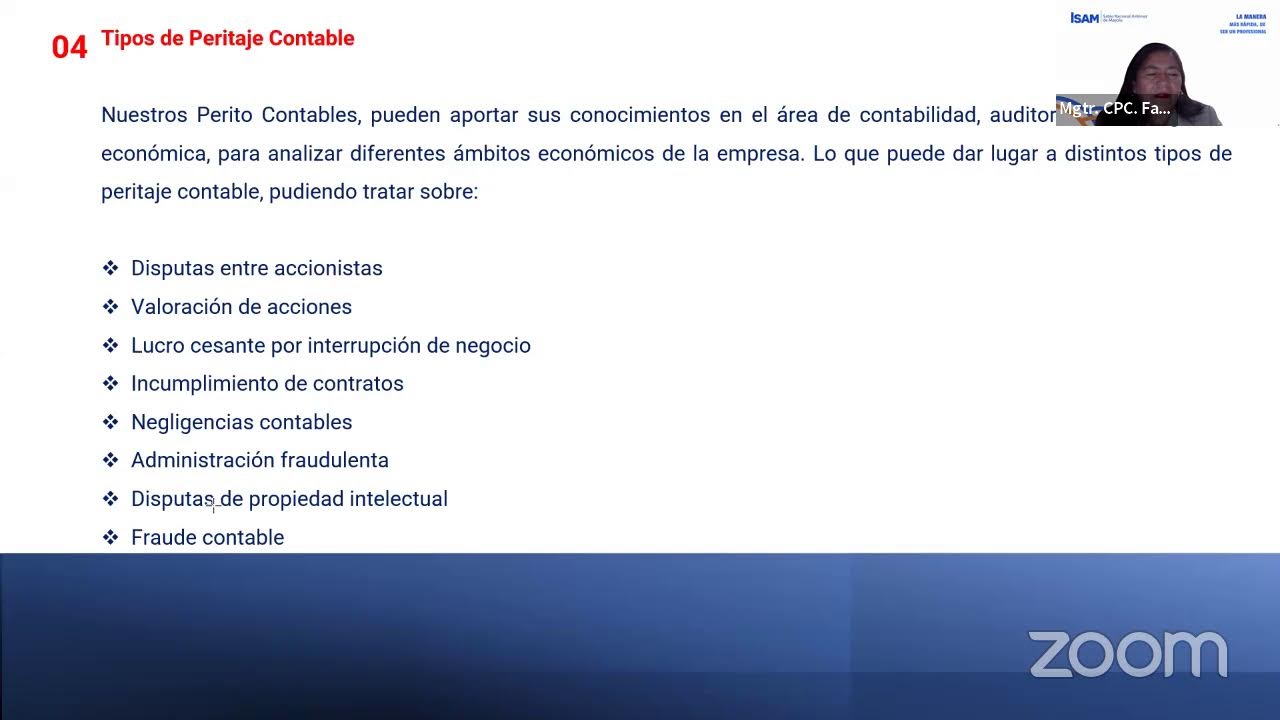 OCT25-S1 : LA PERICIA CONTABLE EN LAVADO DE ACTIVOS