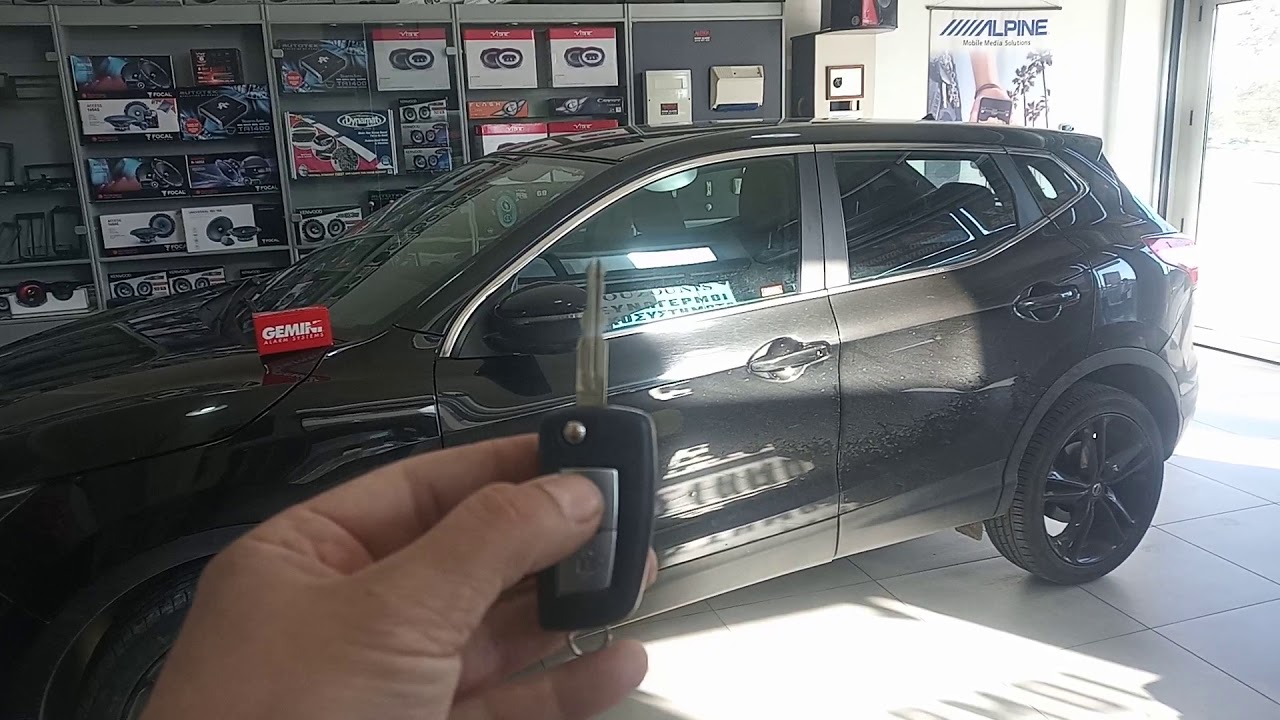 Nissan qashqai παρουσίαση συναγερμού αυτοκινήτου, gemini με ισόβια εγγύηση. altech.ice@gmail.com