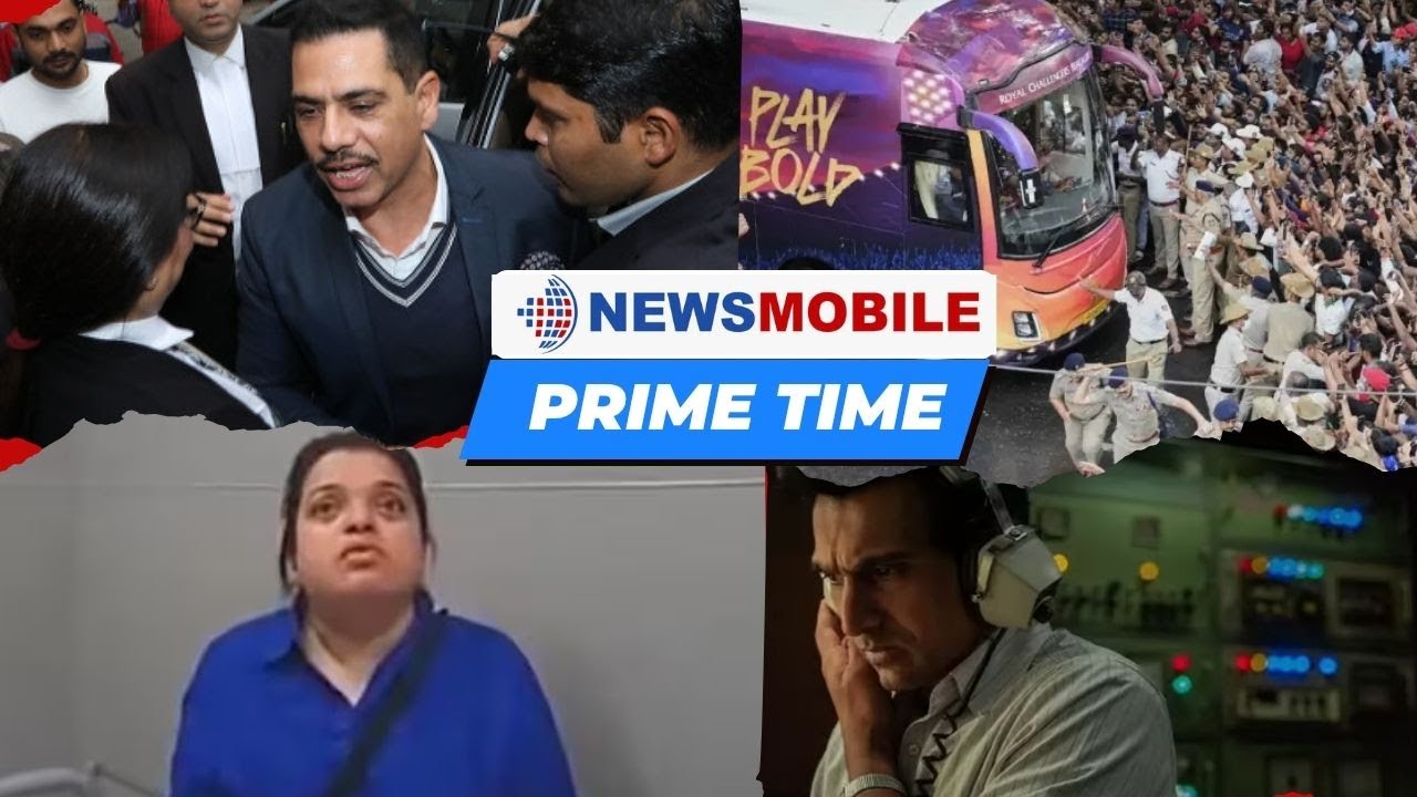 PRIME TIME | RCB Blamed for Bengaluru Stampede | ED Targets Robert Vadra | US Visa Warning