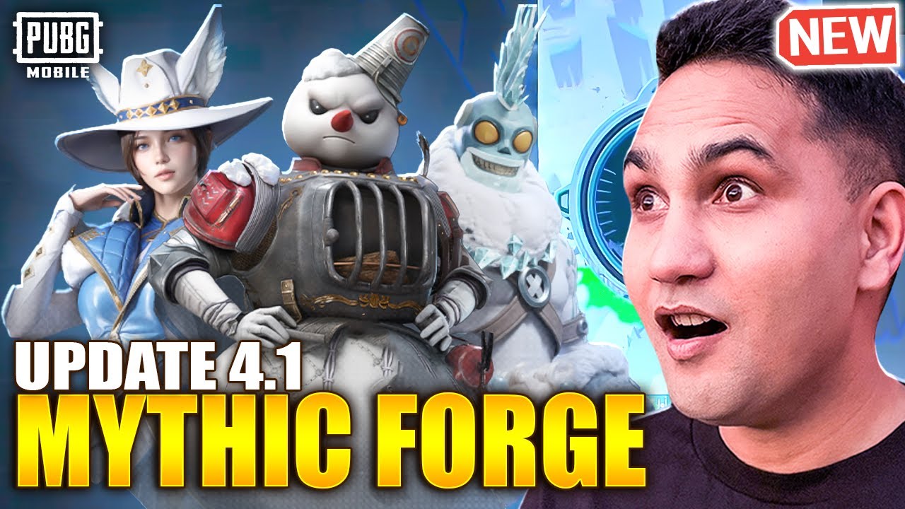 Открытие нового ящика Mythic Forge | Обновление 4.1 Mythic Forge | PUBG Mobile | BGMI