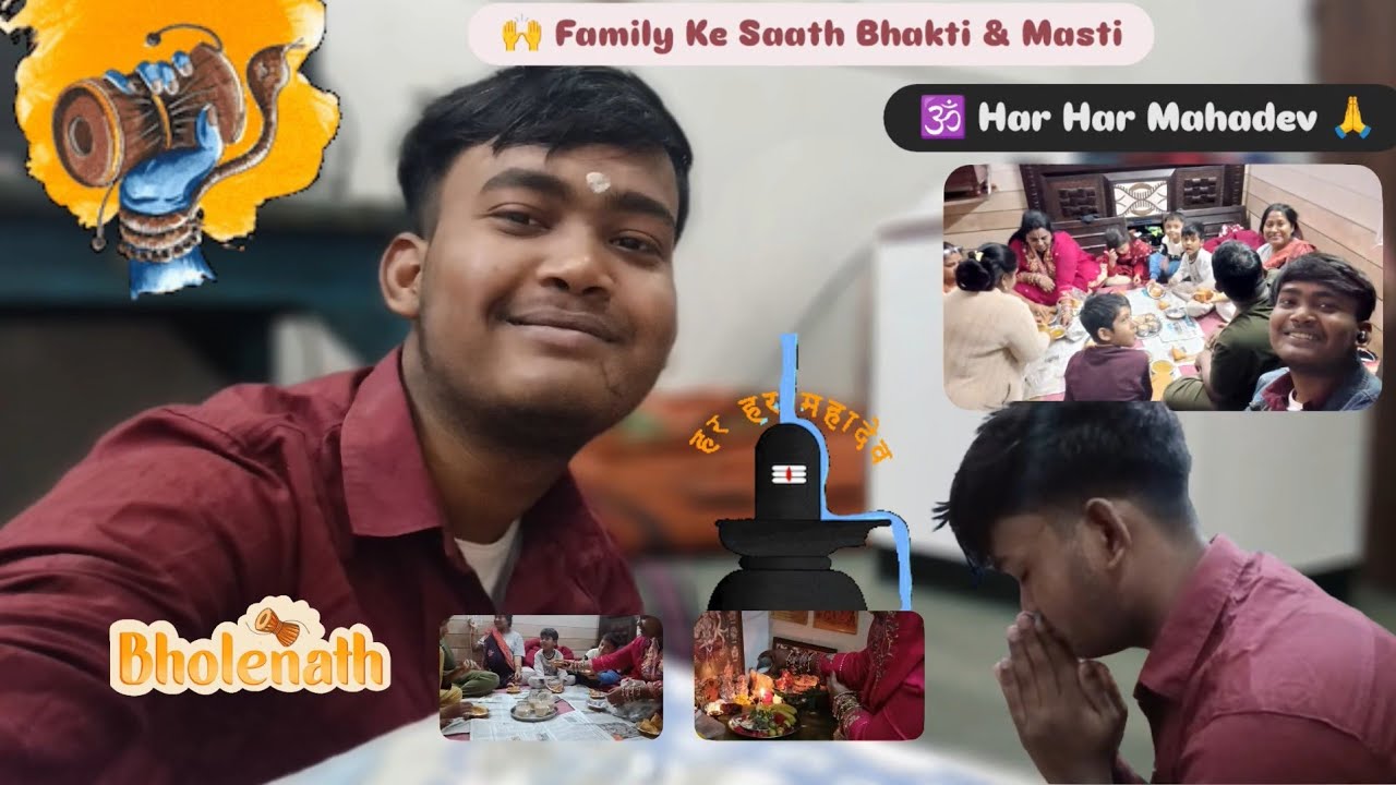 🌙 Maha Shivaratri Vlog 2026 | Ghar Walo Ke Saath Puja Aur Masti | Family Time Full Day Vlog