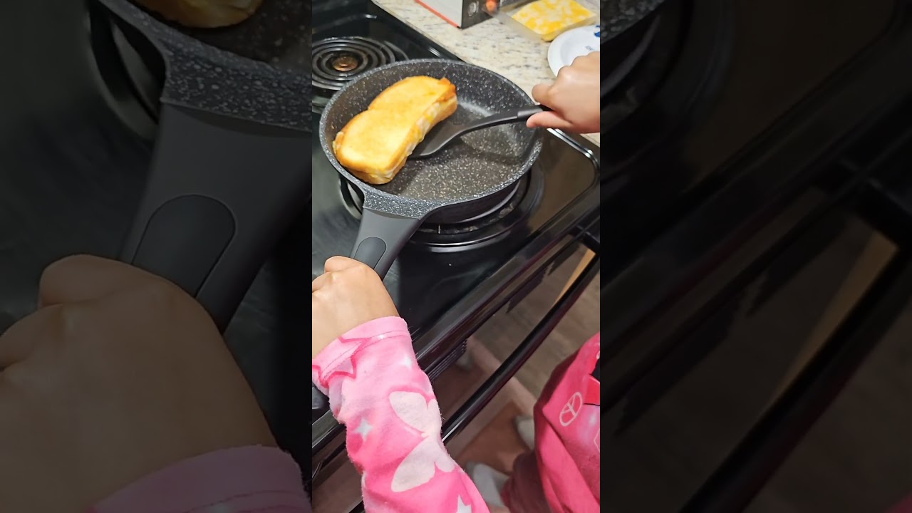 Awesome Job! #grillcheese #kidchef