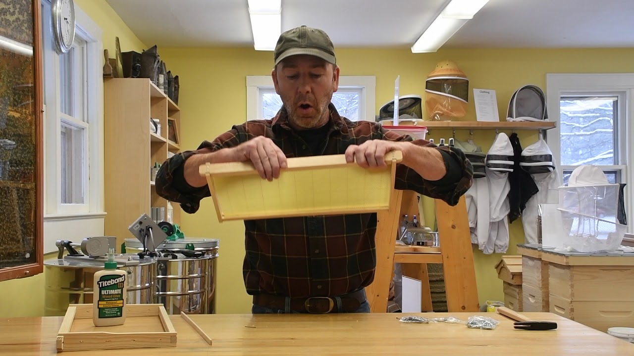 Frame Assembly with Wax Foundation