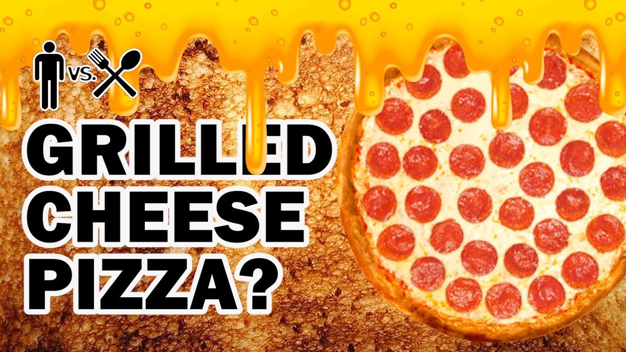 Grilled Cheese Sandwich Pizza Bowl Thingy ? - Man Vs Din