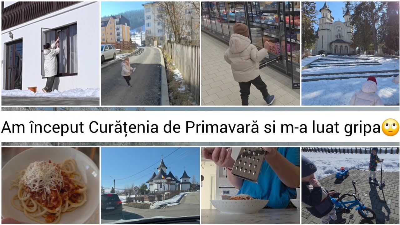 Încep Curățenia de Primavară pe afară/Treabă multa alaturi de copii