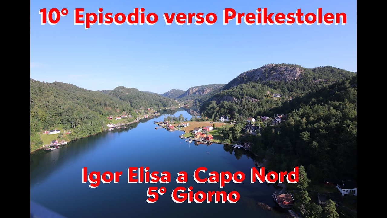 Forlì Capo Nord col Pandino 5° giorno verso Preikestolen  #caponord #mare #panda4x4 #preikestolen