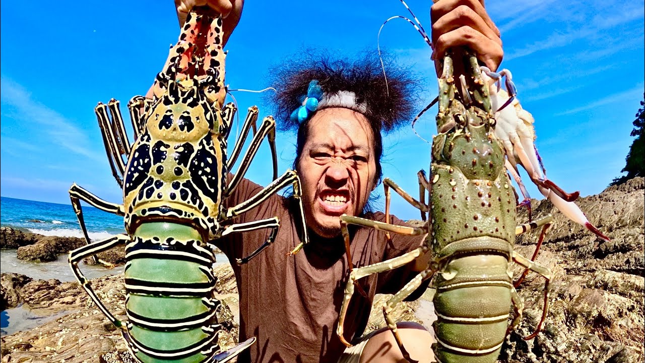 กุ้งมังกร ปู ปลา สดๆ ริมทะเล...!!  [ โจโฉ ]