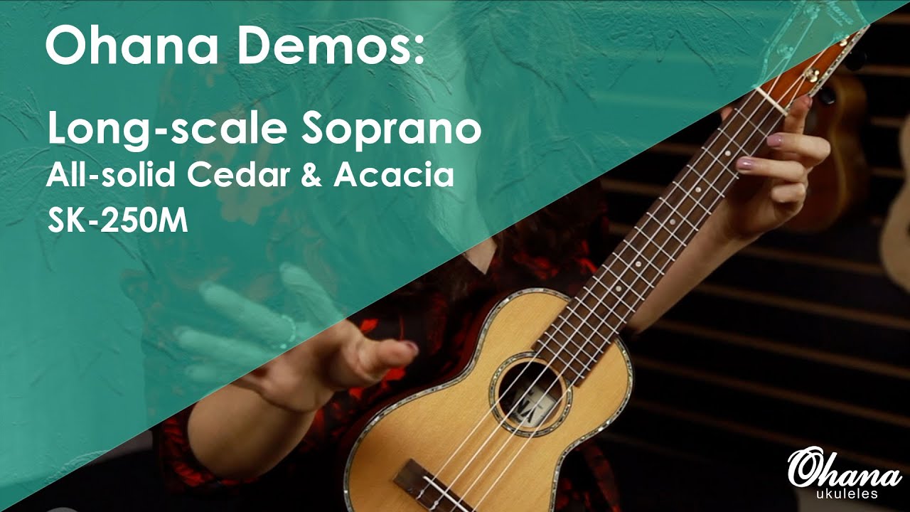 Ohana Demos: The SK-250M Solid Cedar & Solid Acacia Long-scale ft. Bernadette Plazola