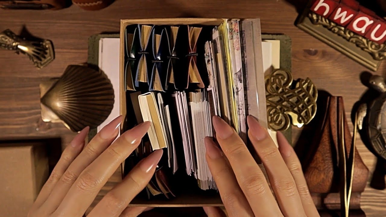 ASMR Journaling with Black Swan🦢🖤블랙스완 다꾸 Scrapbooking Journal デコ手帳